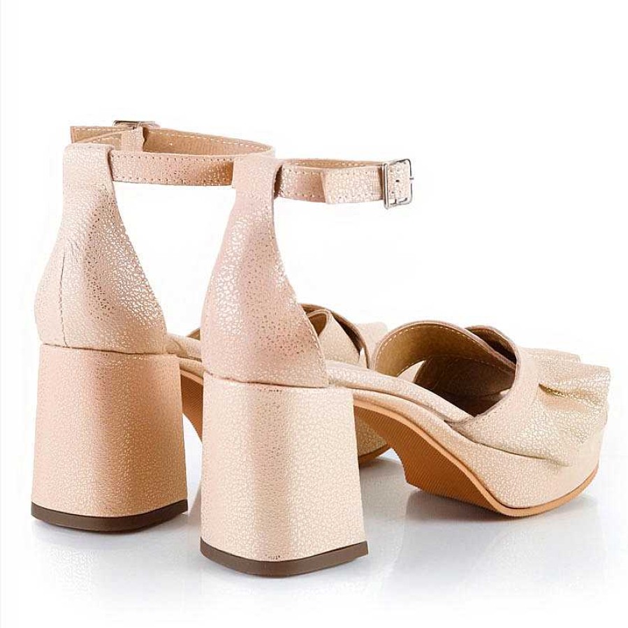 La Leopolda | Sandalias Flora Beige